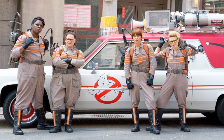 Descubra os 4 posters das personagens de “Ghostbusters”