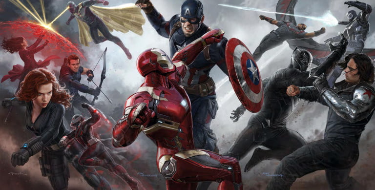 11 posters das personagens de “Capitão América: Guerra Civil”