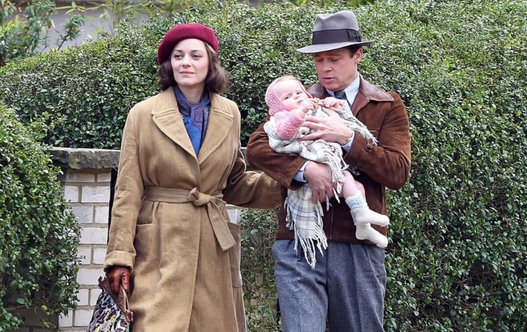 Brad Pitt e Marion Cotillard juntos em “Allied”