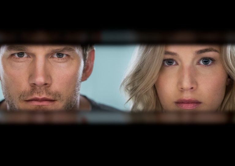 Jennifer Lawrence e Chris Pratt no primeiro poster de “Passengers”