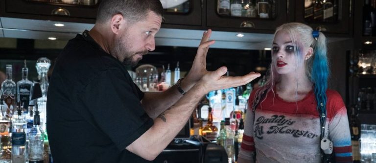 Margot Robbie e David Ayer juntos em “Gotham City Sirens”