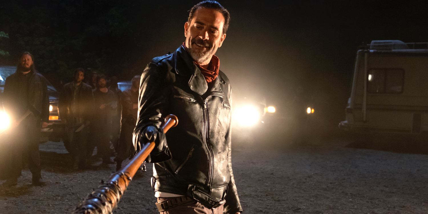 Jeffrey Dean Morgan as Negan in The Walking Dead