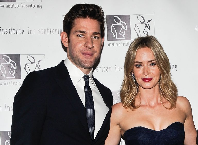 Emily Blunt e John Krasinski juntos em “A Quiet Place”