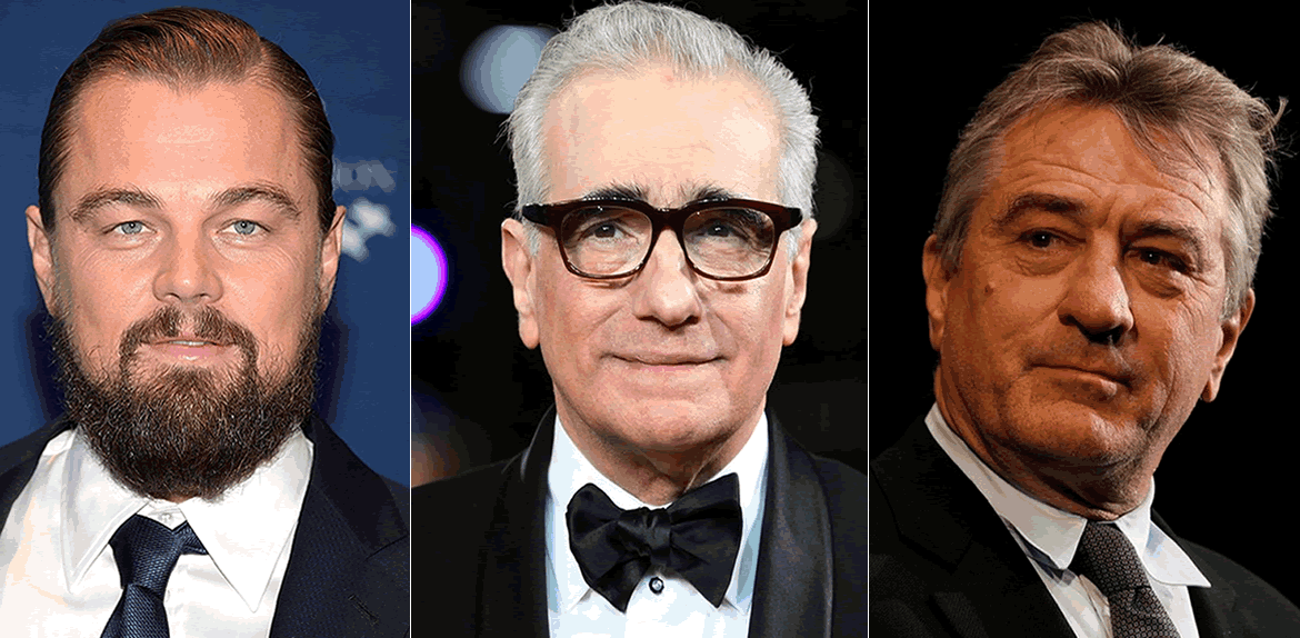 Martin Scorsese Lepnardo DiCaprio Robert De Niro