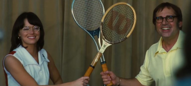 Steve Carell e Emma Stone no novo trailer de “Battle of the Sexes”