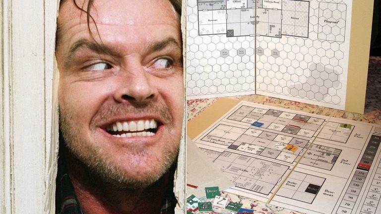 Descobrimos um jogo de tabuleiro baseado no “The Shining” de Kubrick