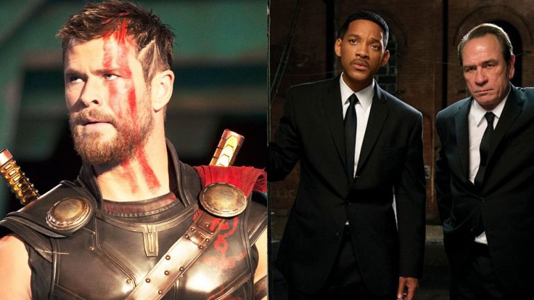 Chris Hemsworth no set do “spin-off” de “MIB – Homens de Negro”