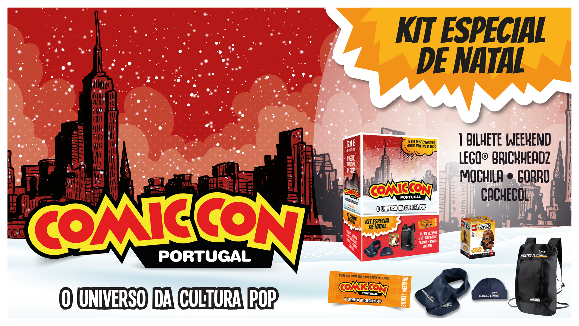 A Comic Con Portugal vai realizar-se de dia 12 a 15 de setembro em Algés