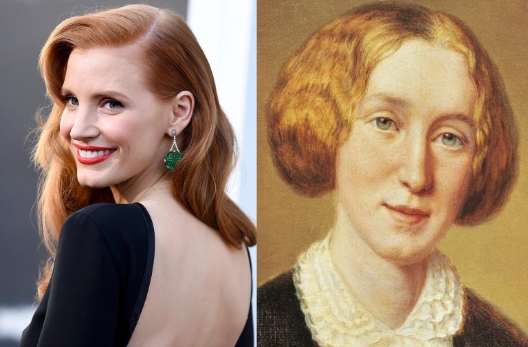 Jessica Chastain produzirá adaptação de romance sobre George Eliot