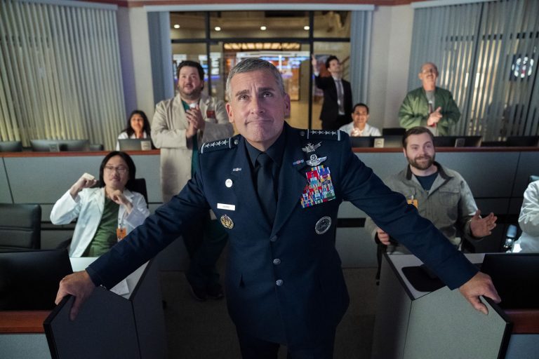 Steve Carell nas primeiras imagens da série “Space Force” da Netflix