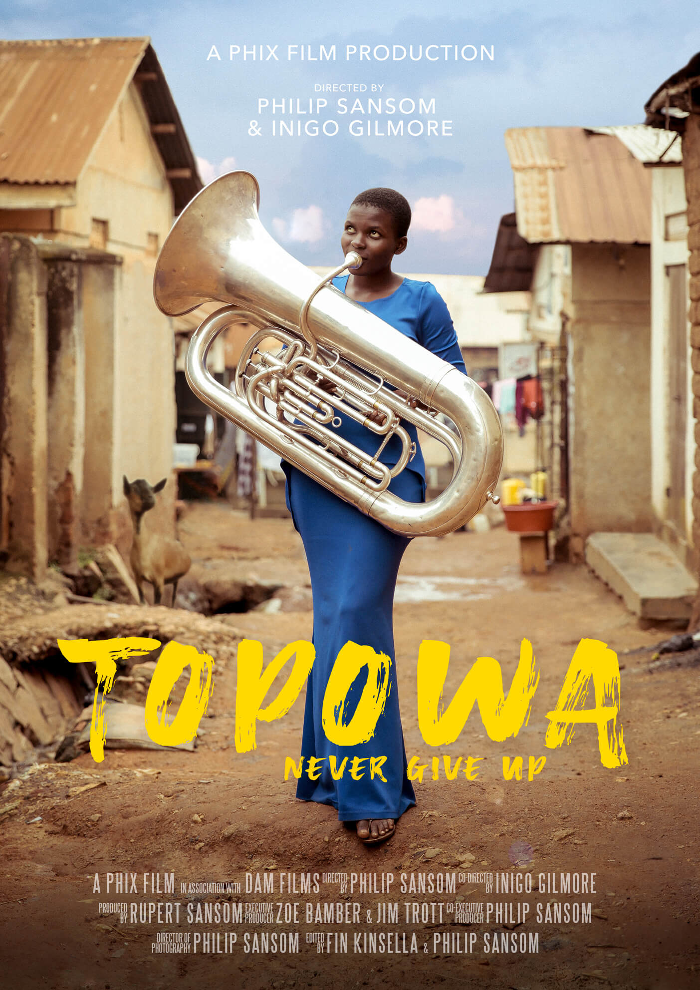 topowa never give up poster