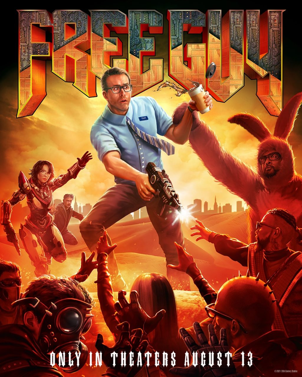 Free Guy poster Doom