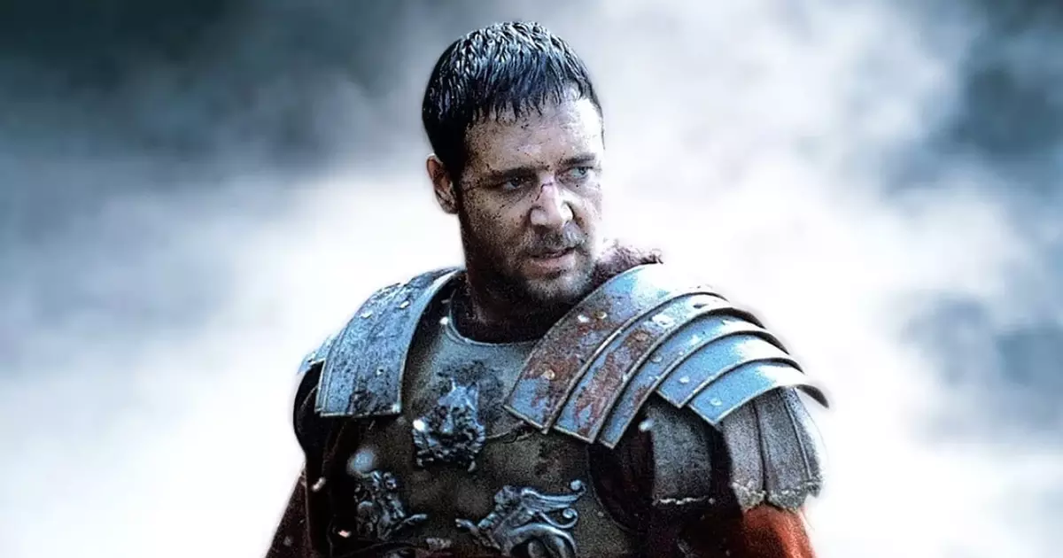 Russle Crowe em Gladiador Original