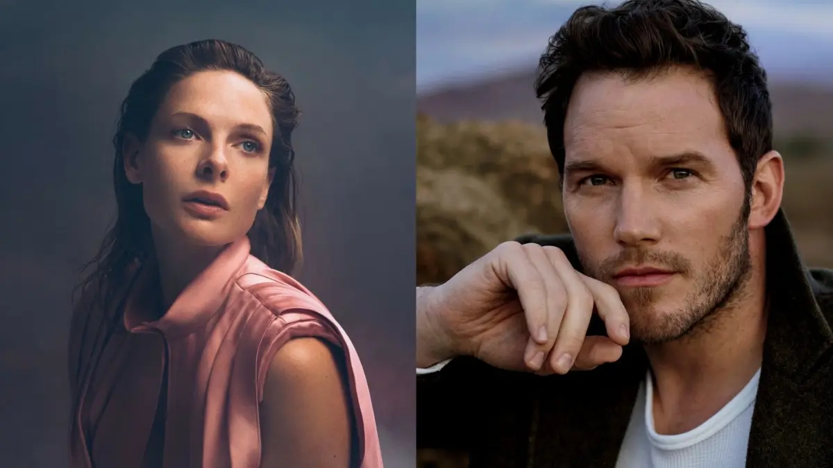 Chris Pratt e Rebecca Ferguson em “Mercy”
