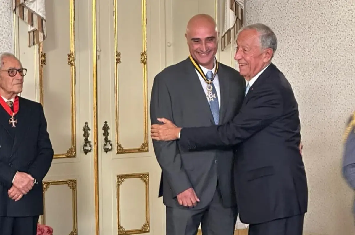 Luis Louro e Marcelo Rebelo de Sousa