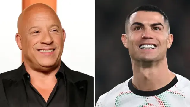 Vin Diesel e Cristiano Ronaldo