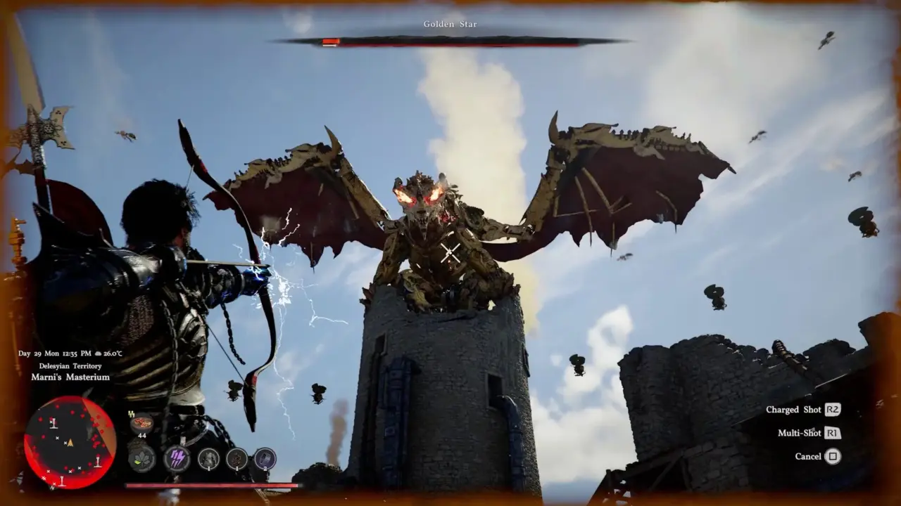 Goldener Stern em Crimson Desert