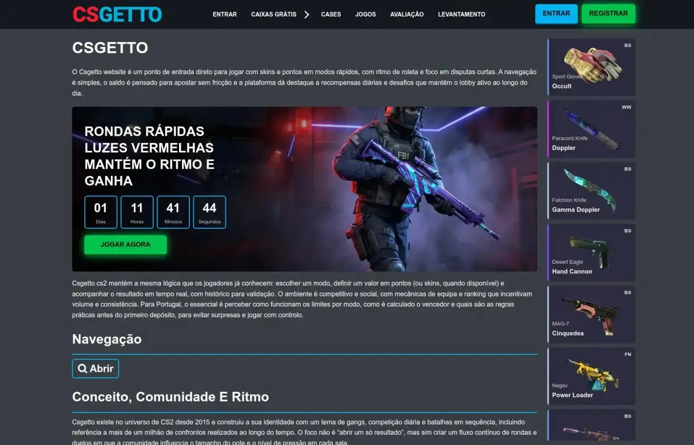 Como Ler Descrições E Condições De Skins Na Csgetto